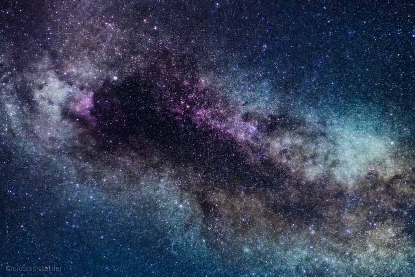 The Milky Way over Switzerland.