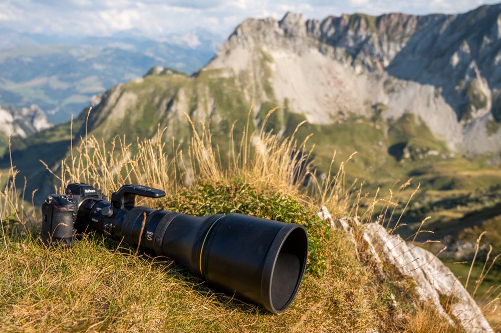 Das Nikon Z 800mm f/6.3 zusammen mit der Nikon Z9 im Test.