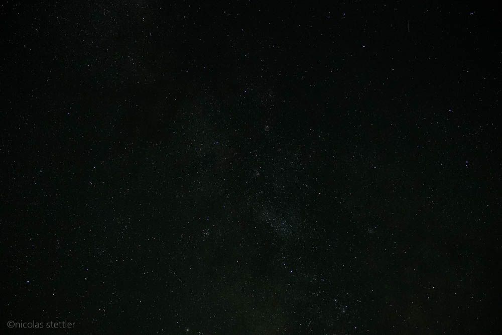 The unedited image of the stars.